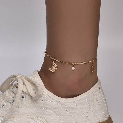 Butterfly Charm Anklet