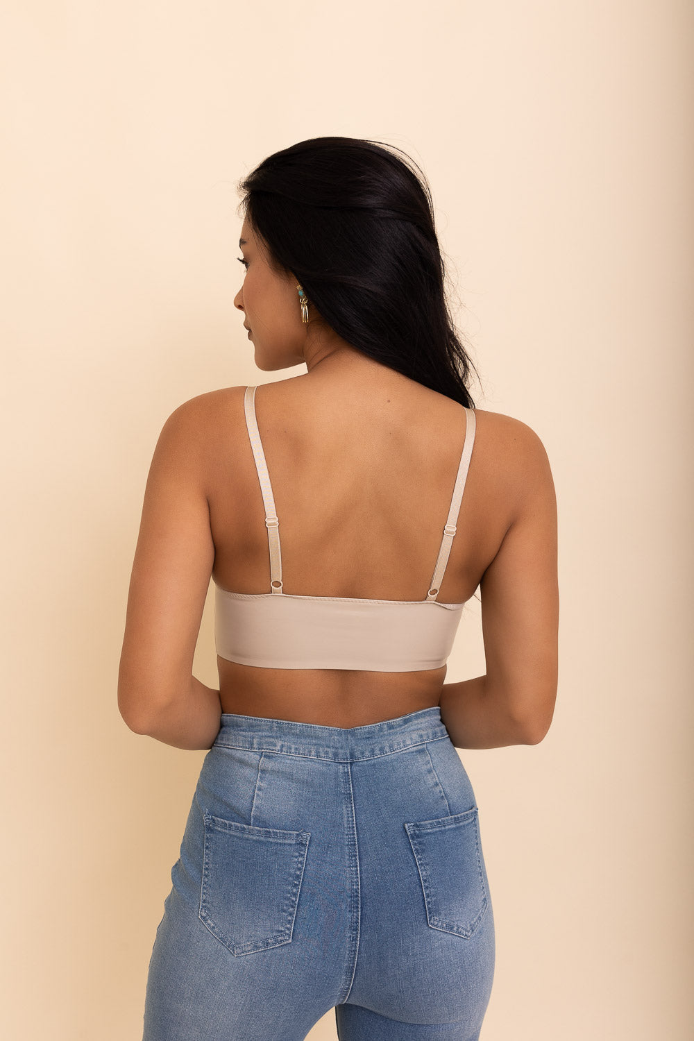 Leather Longline Bralette