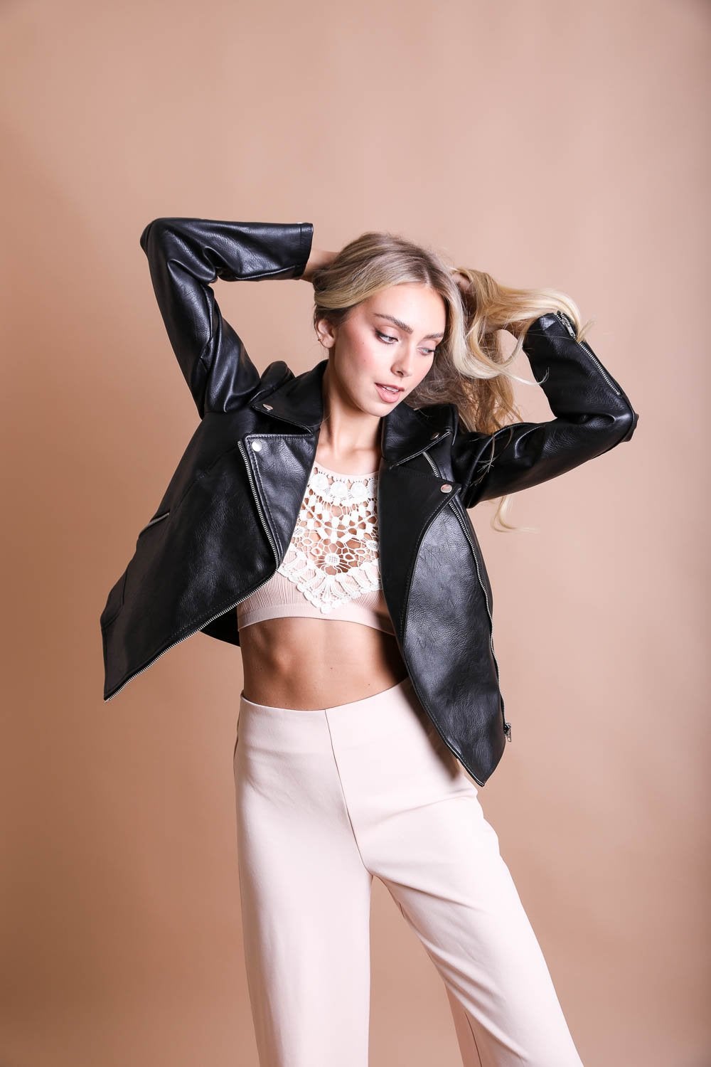 Crochet Lace Cross-Back Bralette