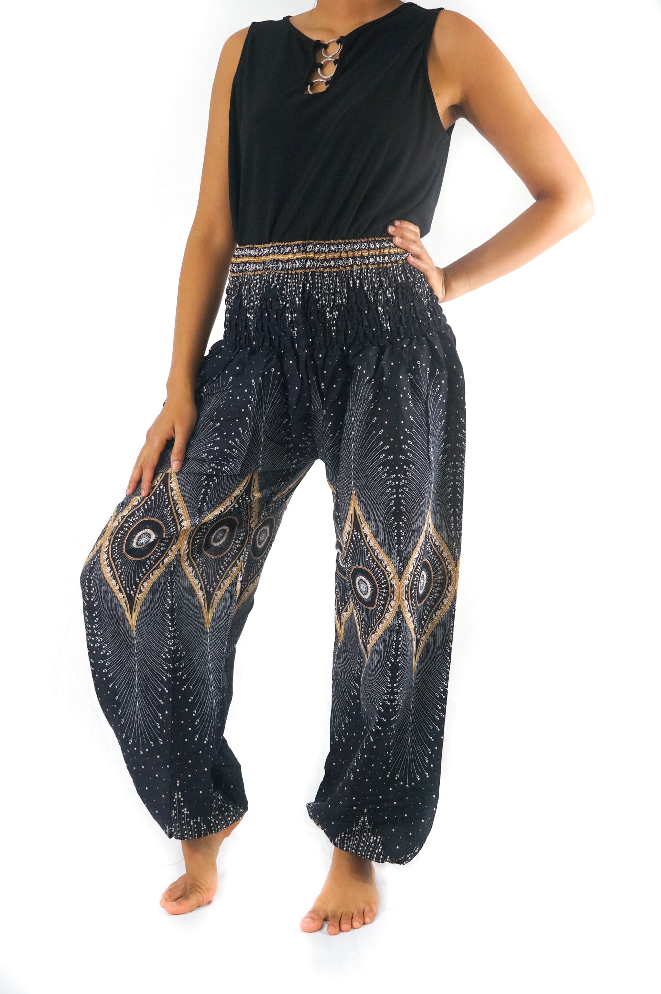Coastal Boho Wide-Leg Pants