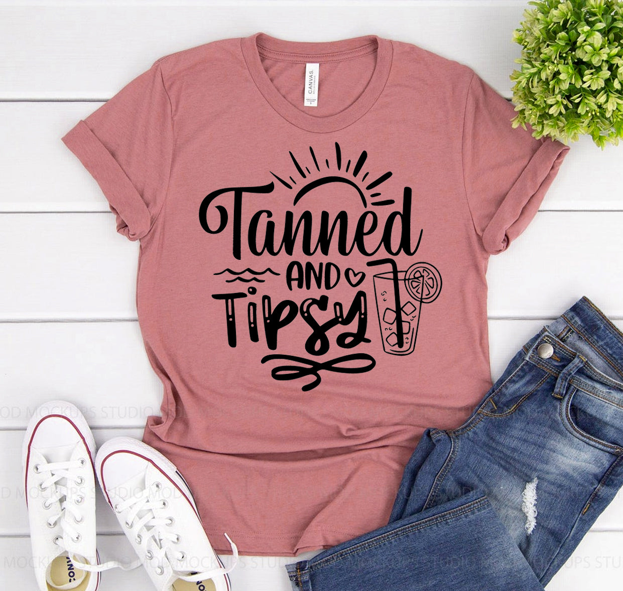 Tanned and Tipsy Vacation Shirt