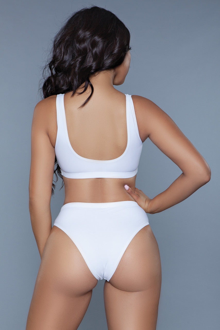 Coastal Two-Piece Swimsuit Set