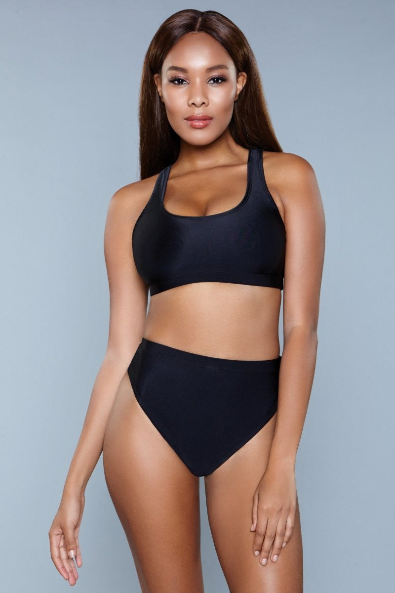 Coastal Two-Piece Swimsuit Set
