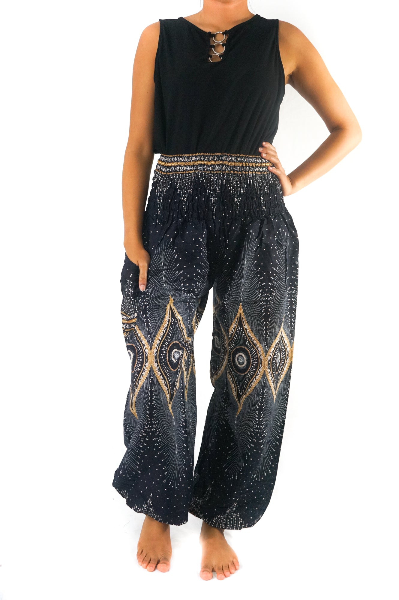 Coastal Boho Wide-Leg Pants