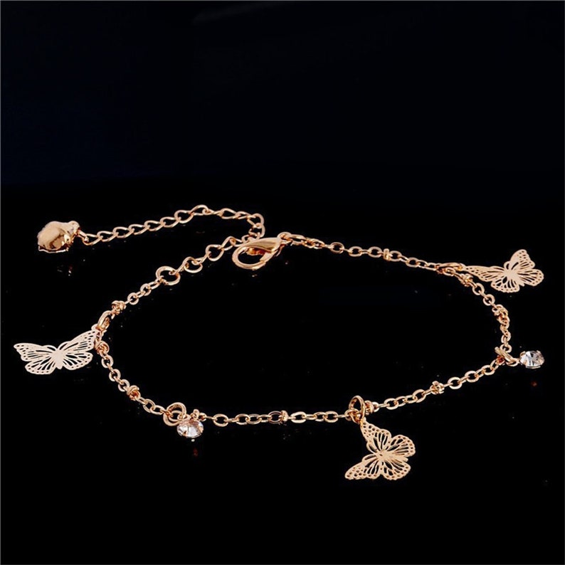 Butterfly Charm Anklet
