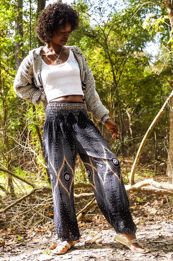 Coastal Boho Wide-Leg Pants
