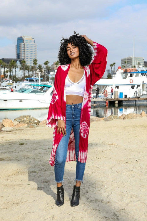 Tie Dye Beach Cover Up