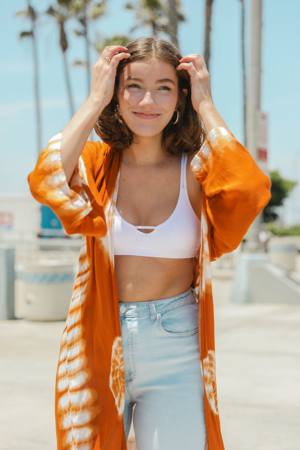 Tie Dye Beach Cover Up