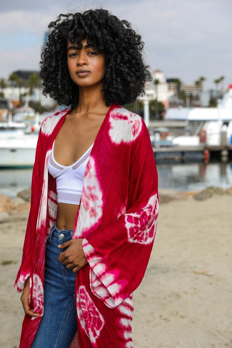 Tie Dye Beach Cover Up
